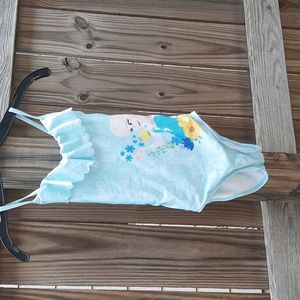 Disney Frozen girls one piece swimsuit, size 7/8